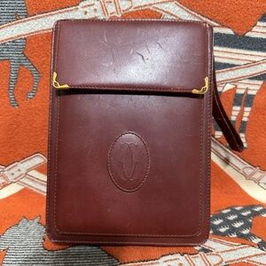 CARTIER❤️🌟BORDEAUX CLUTCH ⭐️